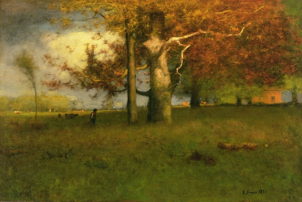 Early Autumn Montclair by George Inness - Canvas Print