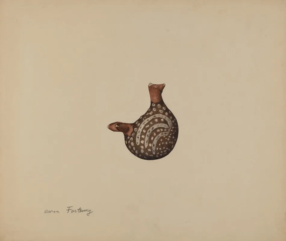 Earthenware Bird by Aaron Fastovsky - Canvas Print
