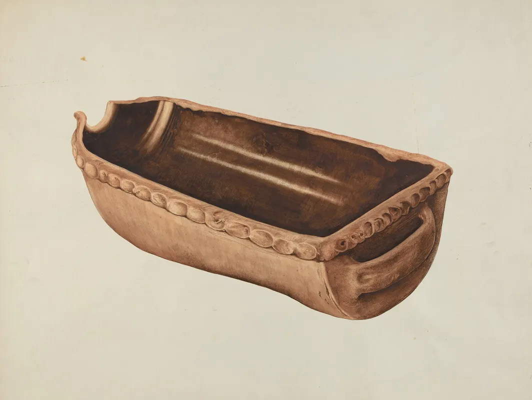 Earthenware Roasting Pot