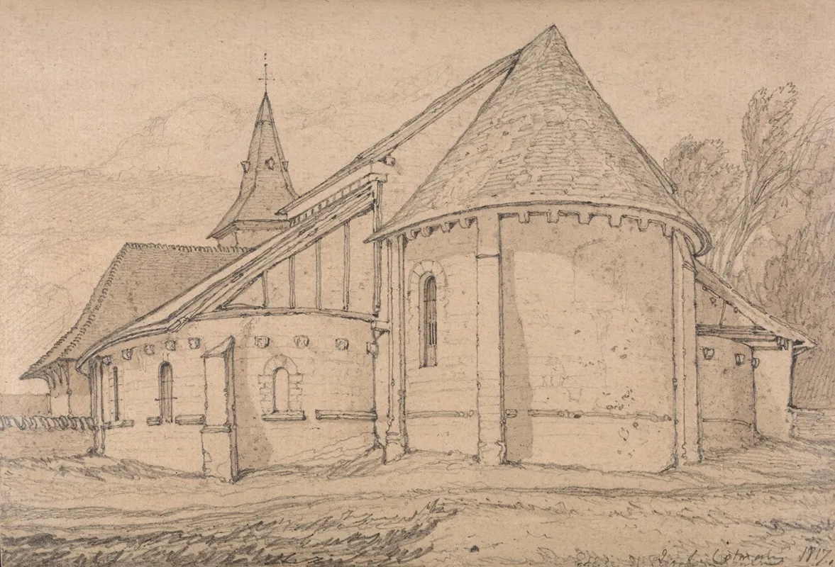 East End Of The Abbey Church Of St Paul At Rouen Normandy