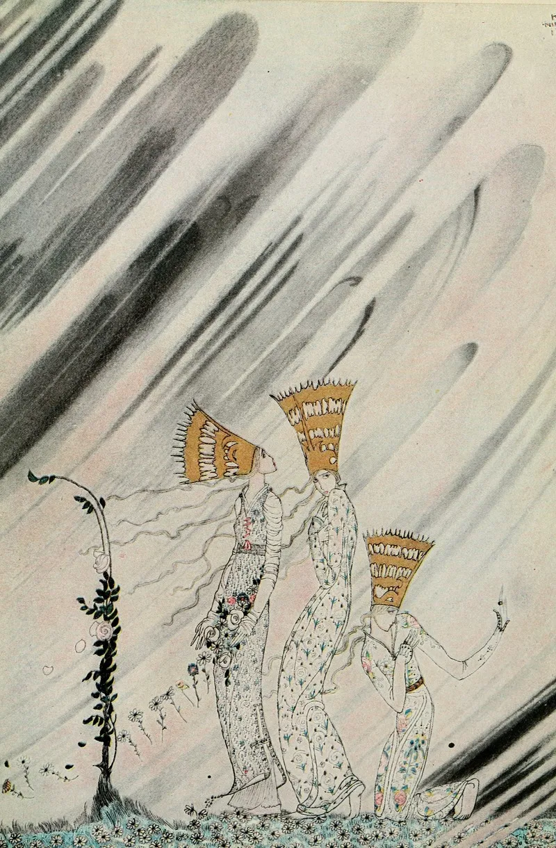 East Of The Sun And West Of The Moon Pl 22 by Kay Rasmus Nielsen - Canvas Print