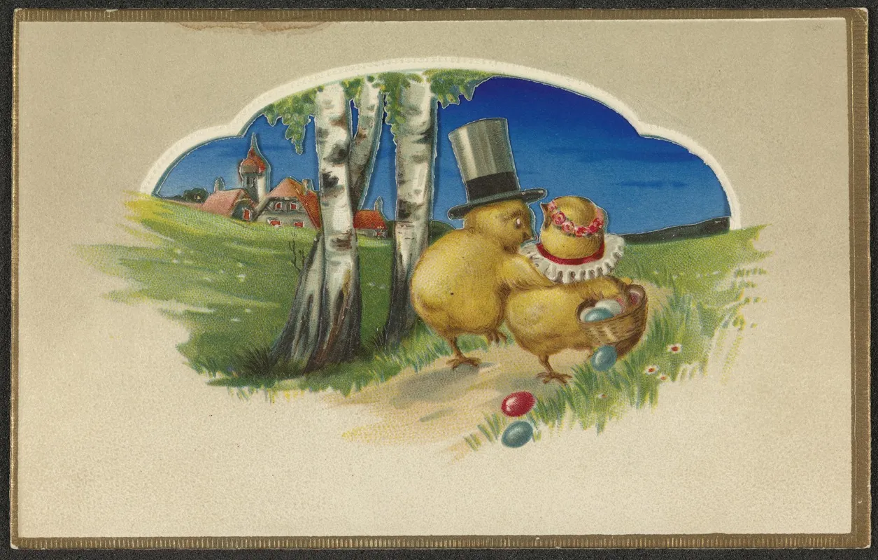 Easter Card 5 by Martin Schlesinger - Canvas Print