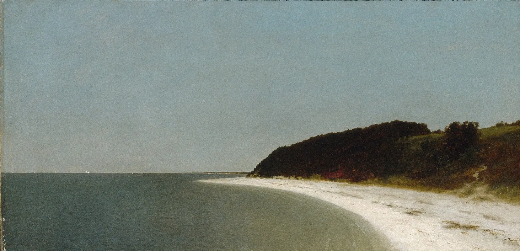 Eatons Neck Long Island by John Frederick Kensett - Canvas Print