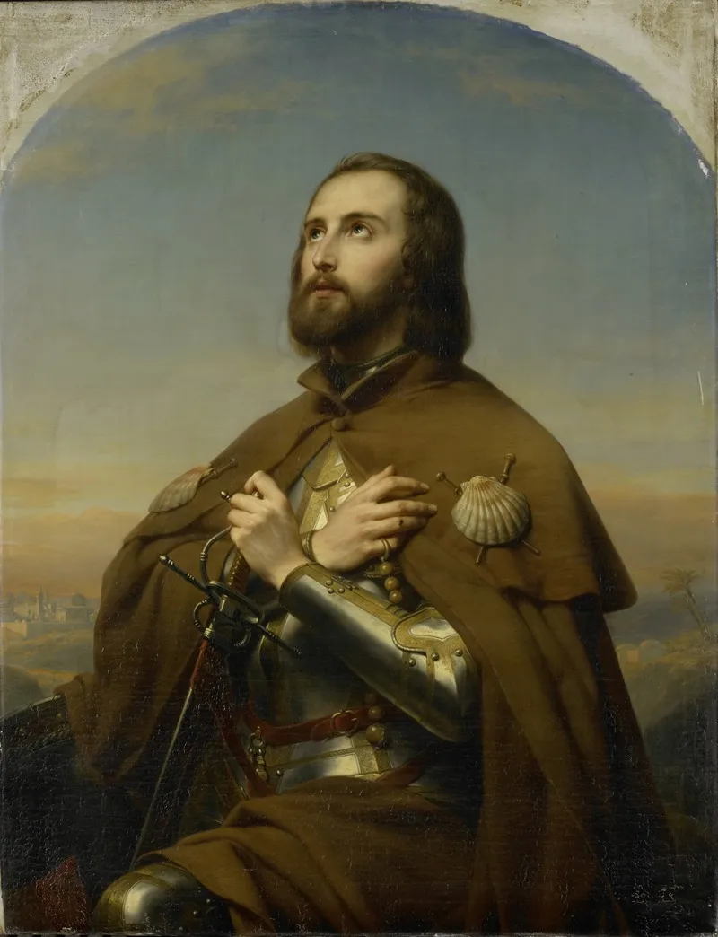 Eberhard 1445 96 Duke Of Wurtemberg As A Pilgrim In The Holy Land