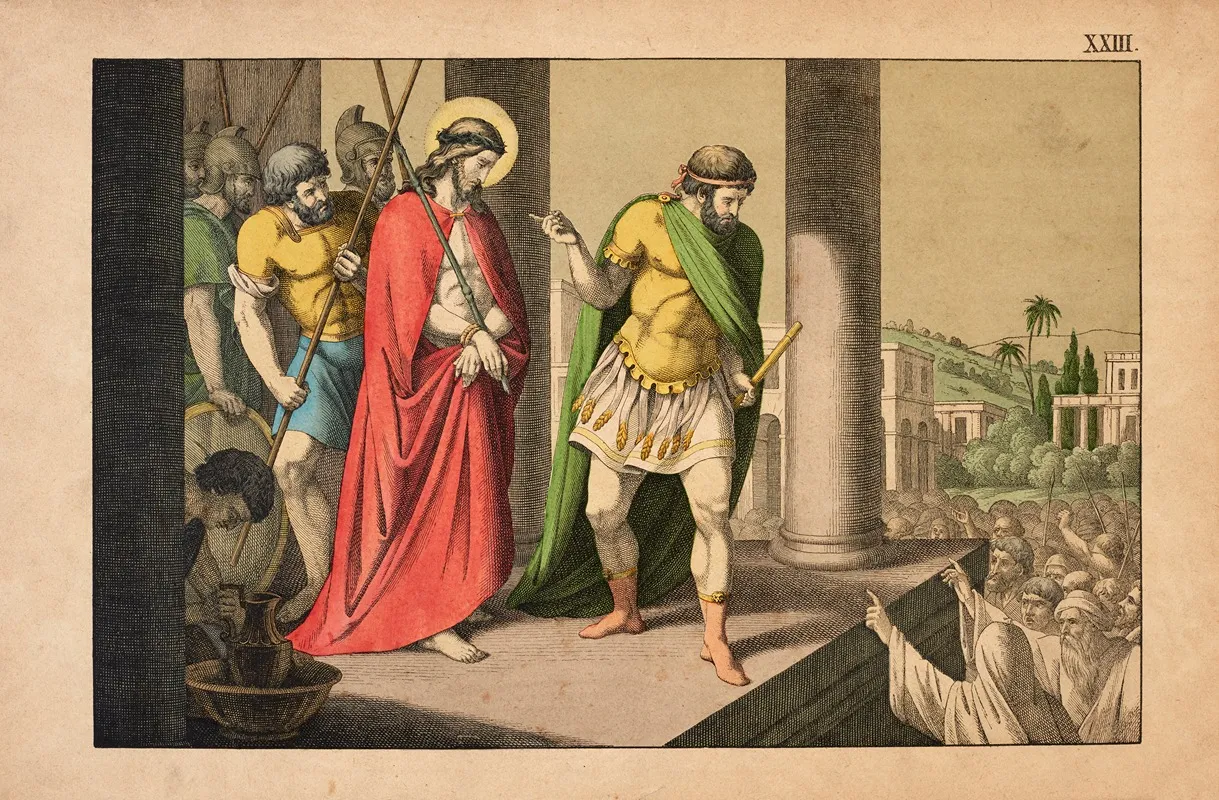 Ecce Homo 74 by Theodor Eckardt - Canvas Print