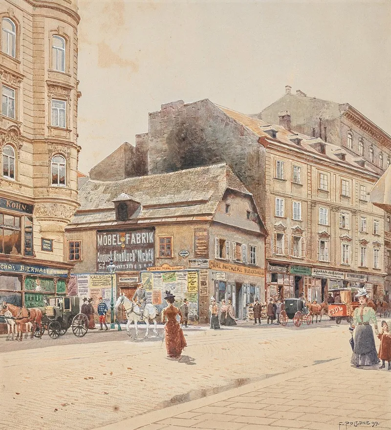 Ecke Ecke Mariahilferstrase Und Konigsklostergasse