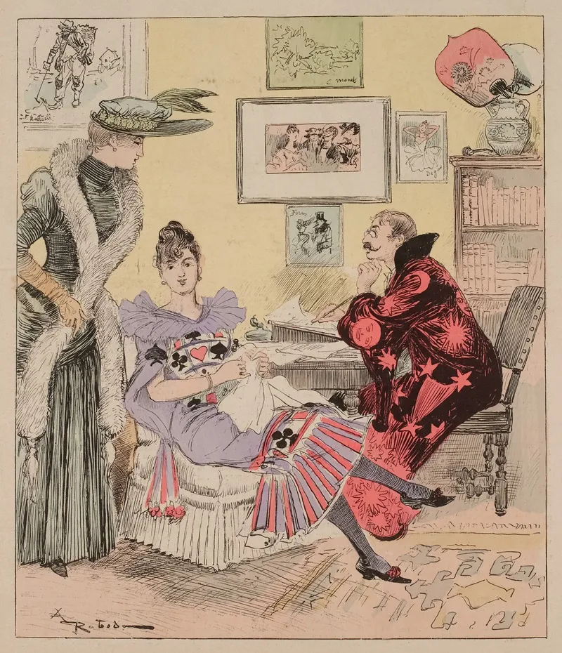 Economie Domestique by Albert Robida - Canvas Print