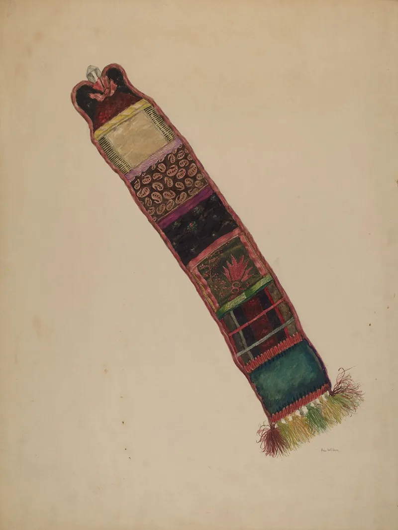 Economy Sewing Supply Holder by Eva Wilson - Canvas Print