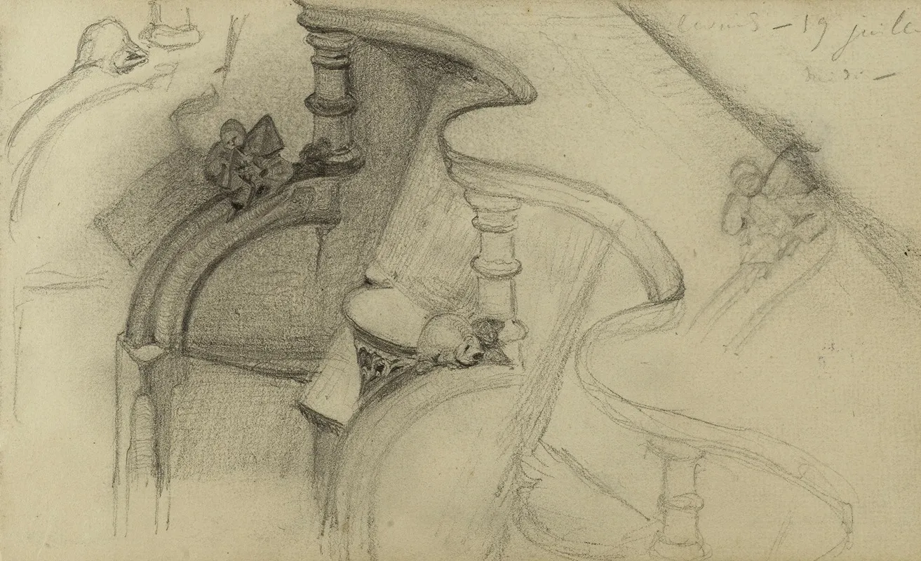 Ecouis by Victor Hugo - Canvas Print