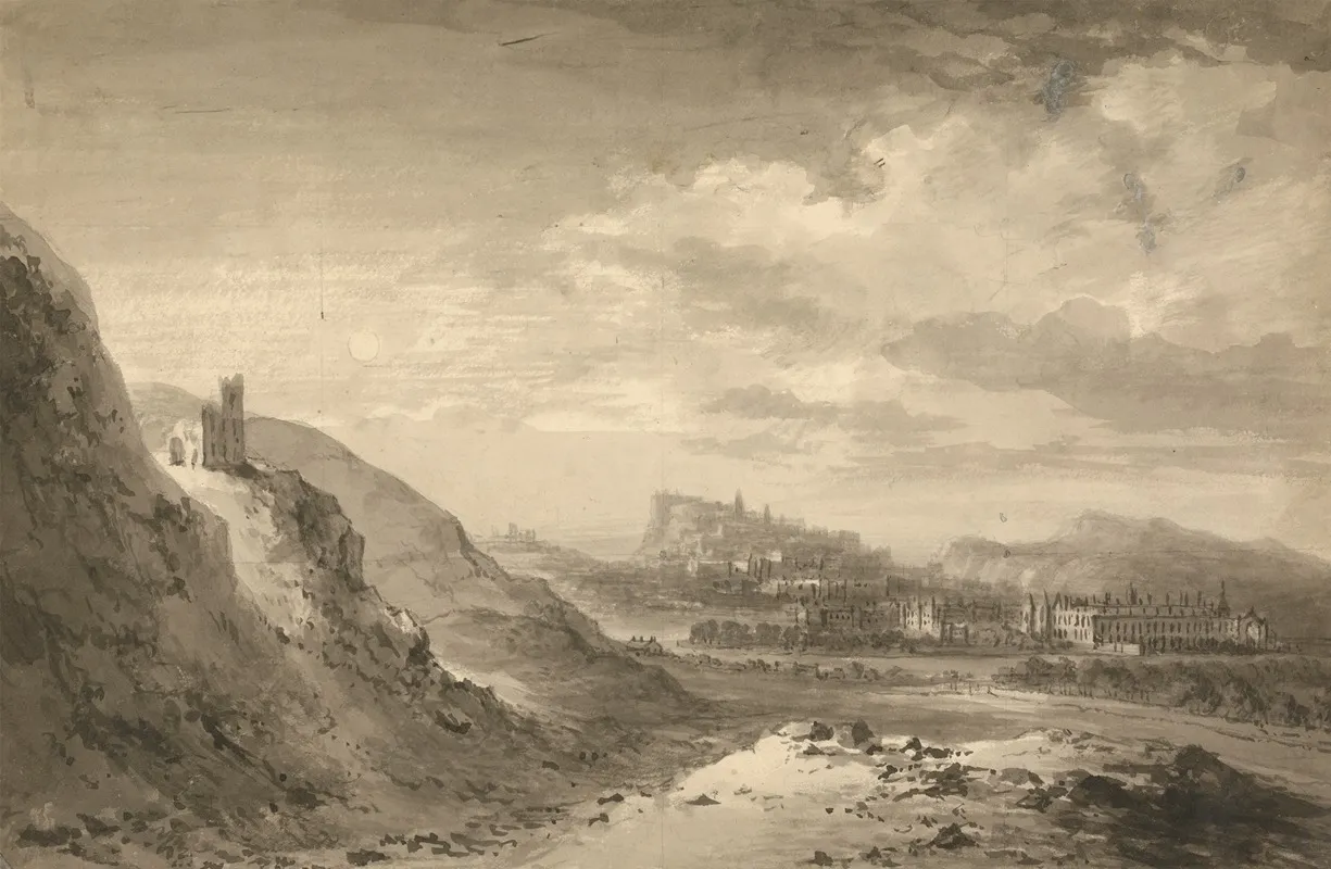 Edinburgh 2 by Alexander Nasmyth - Canvas Print