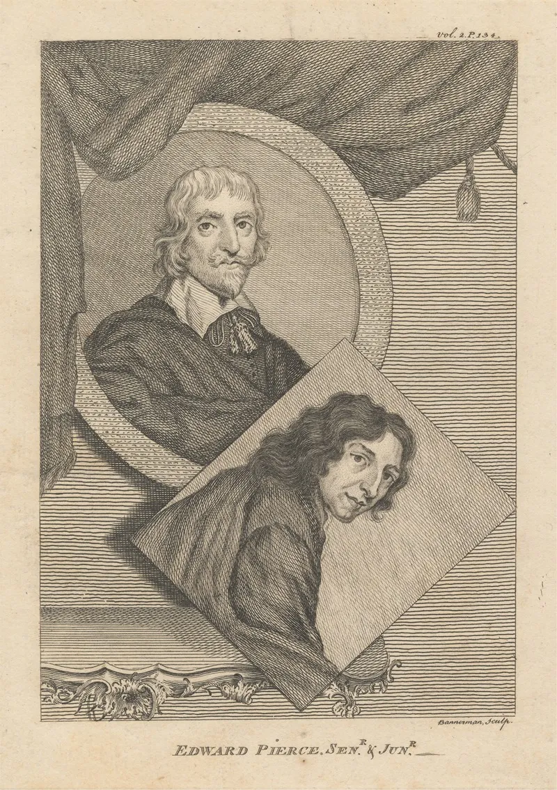 Edward Pierce Senior And Junior by Alexander Bannerman - Canvas Print