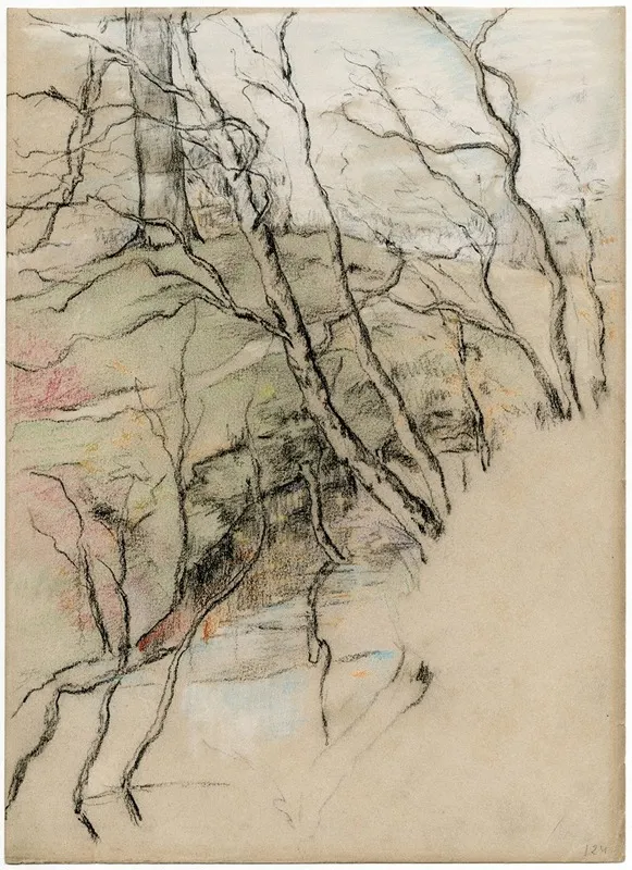 Een Bosbeek by Theo van Hoytema - Canvas Print