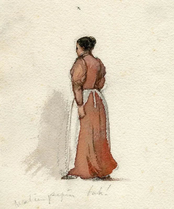 Een Staande Diensbode