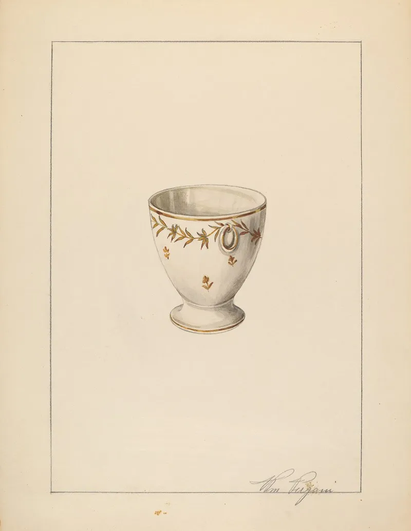 Egg Cup 2 by William Vergani - Canvas Print