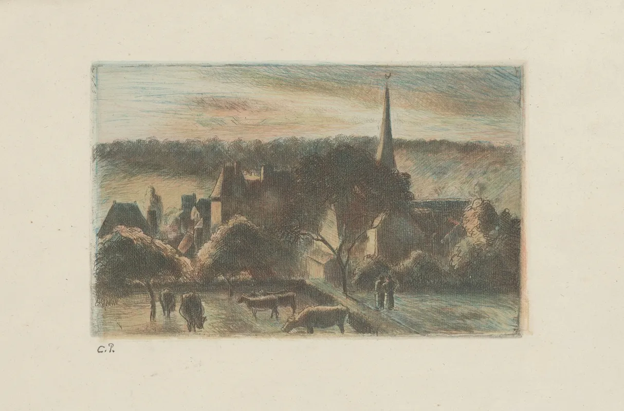 Eglise Et Ferme Deragny