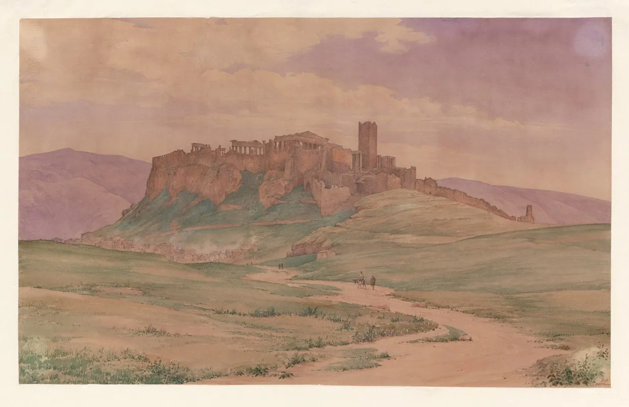 Egypt 3 by Harald Conrad Stilling - Canvas Print