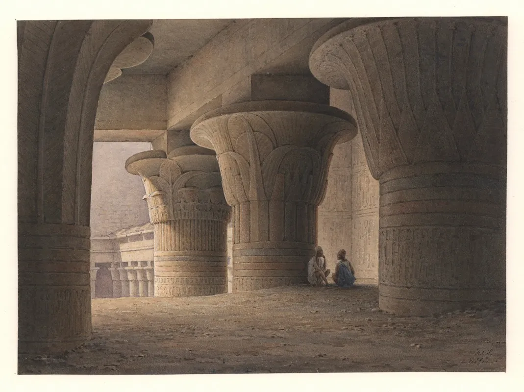 Egypt 4 by Harald Conrad Stilling - Canvas Print