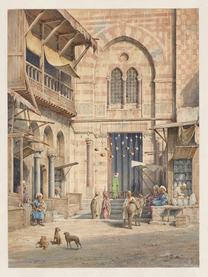 Egypt 6 by Harald Conrad Stilling - Canvas Print