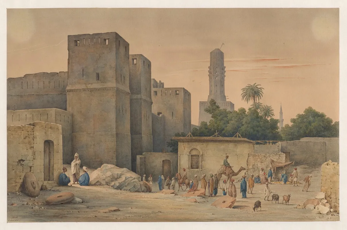 Egypt 7 by Harald Conrad Stilling - Canvas Print