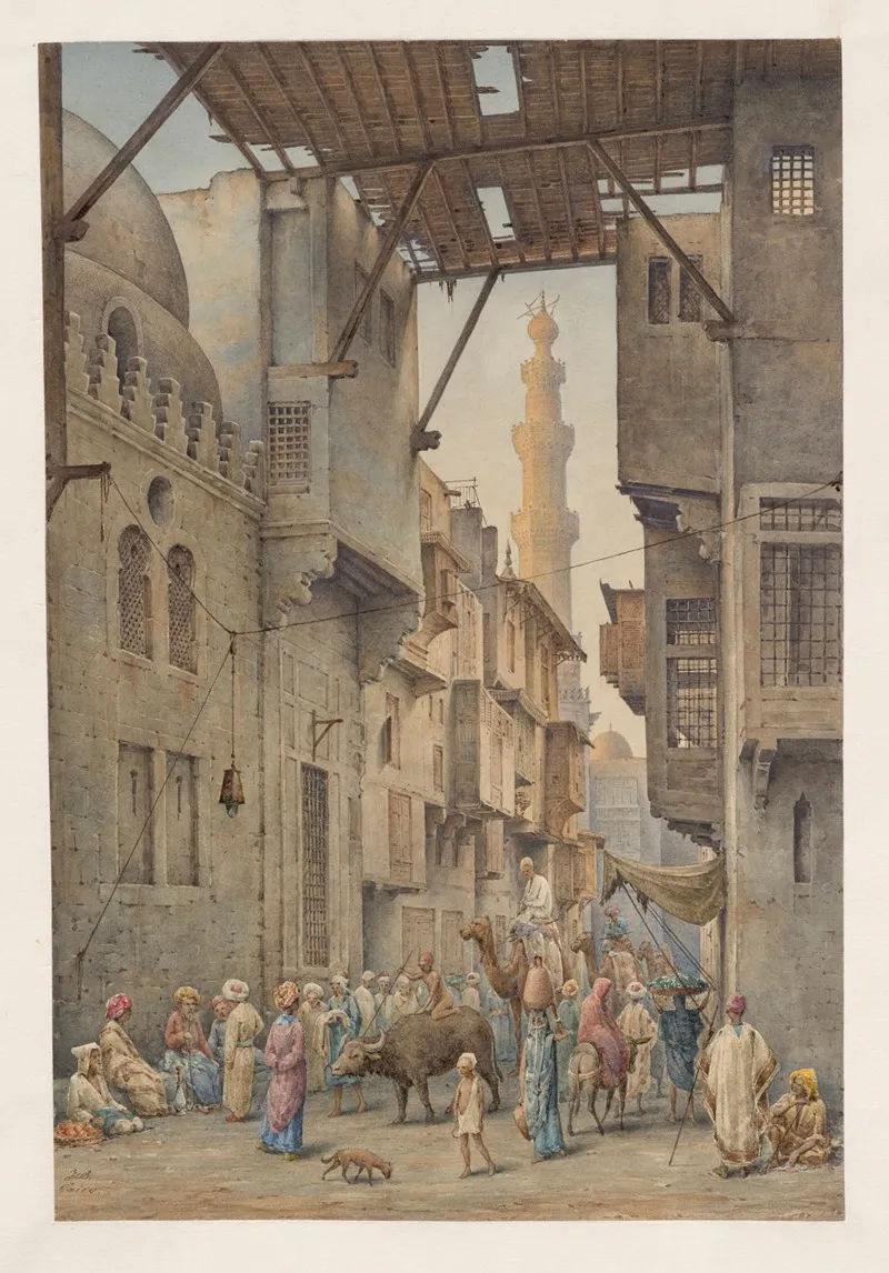 Egypt 8 by Harald Conrad Stilling - Canvas Print