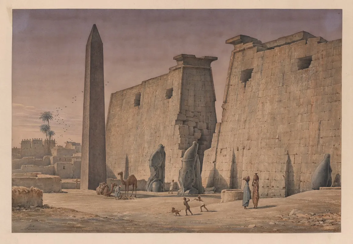 Egypt 9 by Harald Conrad Stilling - Canvas Print