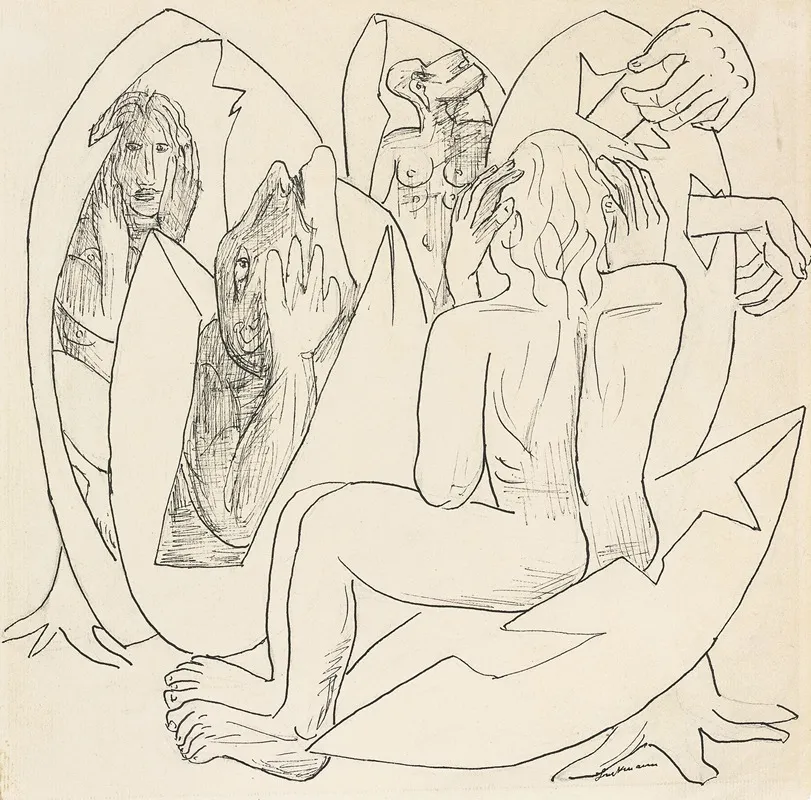 Eiermenschen Ostern by Max Beckmann - Canvas Print