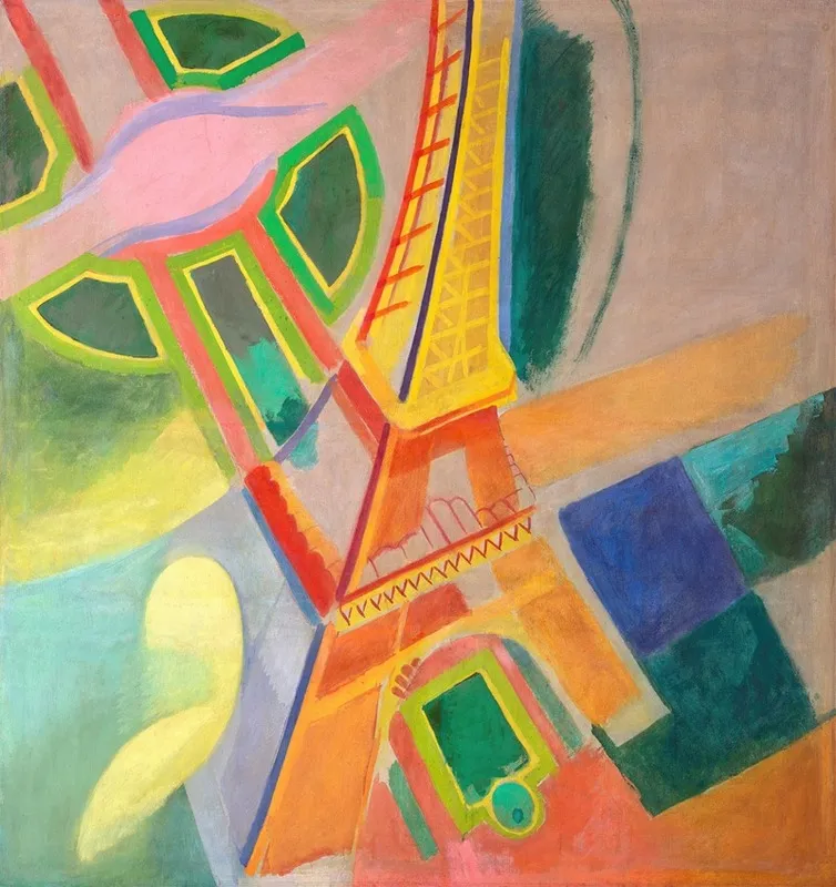 Eiffel Tower by Robert Delaunay - Canvas Print