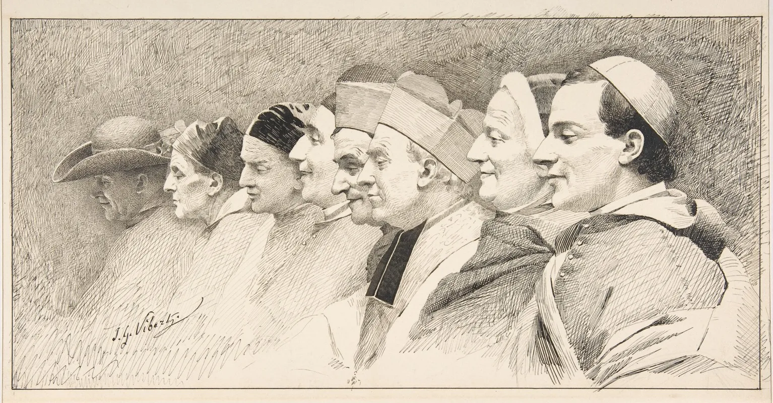 Eight Heads Of Ecclesiastics