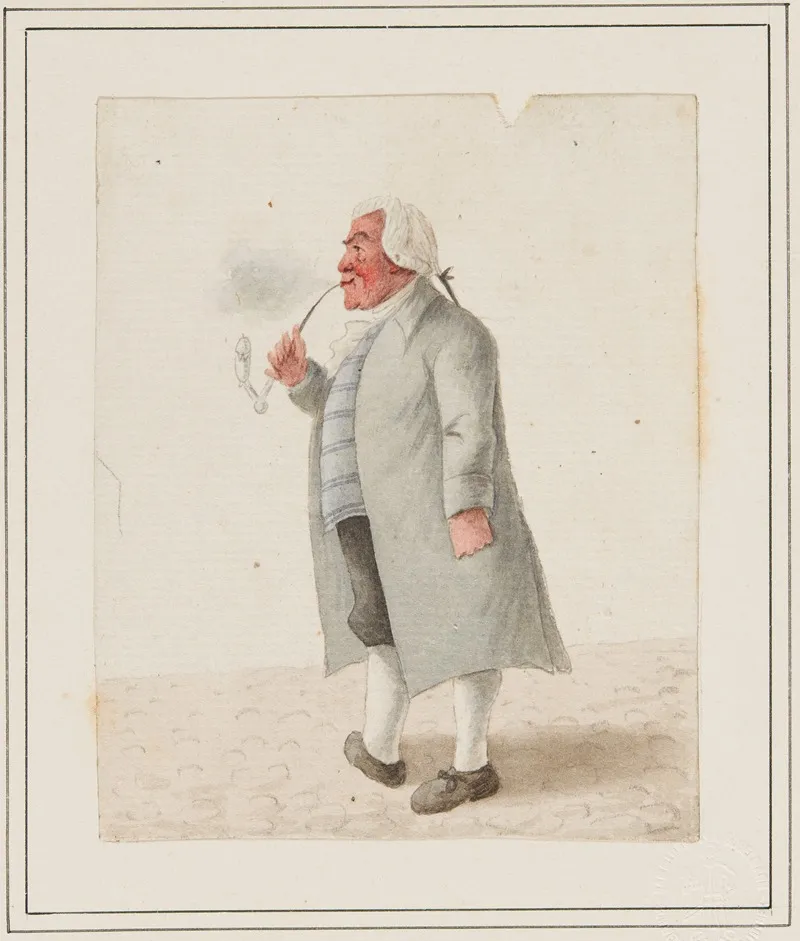 Ein Kurgast Des Bads Blumenstein 2 by Emanuel Jenner - Canvas Print