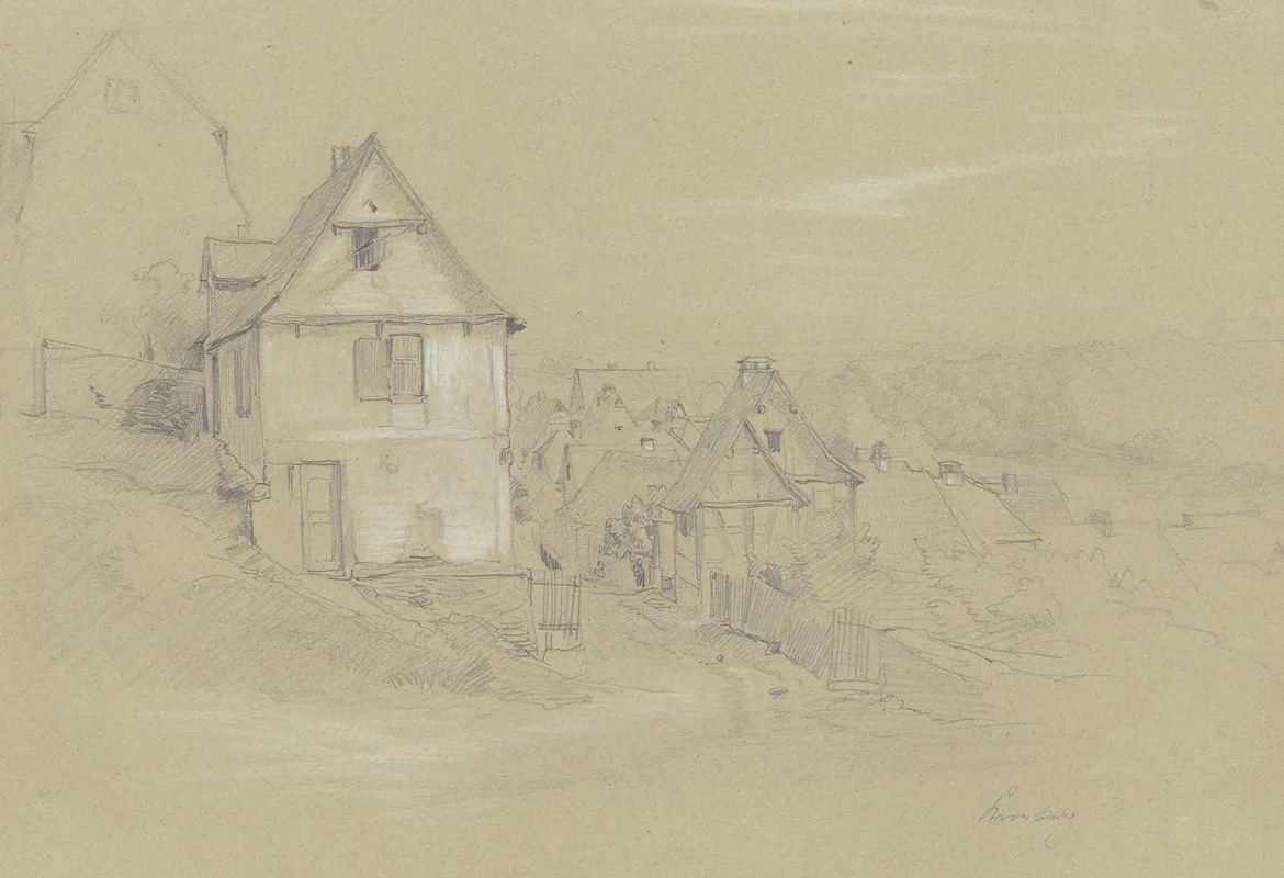 Eingang Nach Kronberg Von Falkenstein Aus