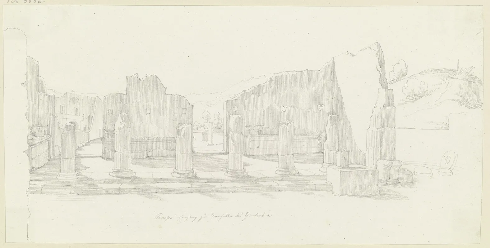 Eingang Zur Vorhalle Des Theaters In Pompeji 2