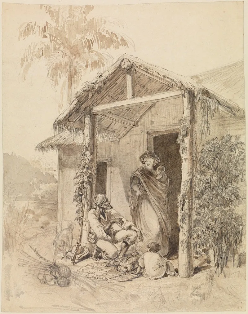 Eingeborenenhutte In Brasilien