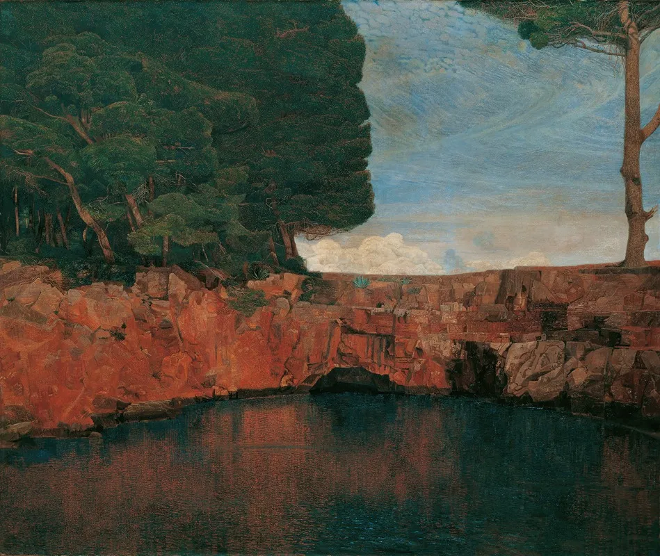 Einsamkeit by Karl Mediz - Canvas Print
