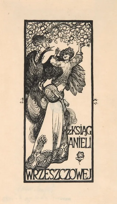 Ekslibris Anieli Wrzeszczowej
