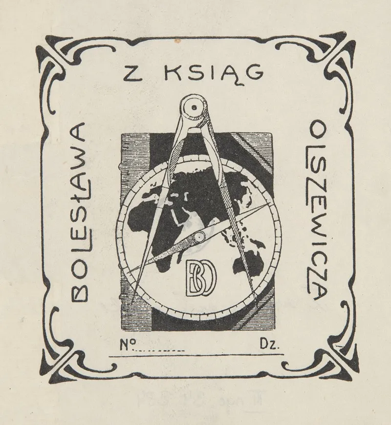 Ekslibris Boleslawa Olszewicza 1893 1972