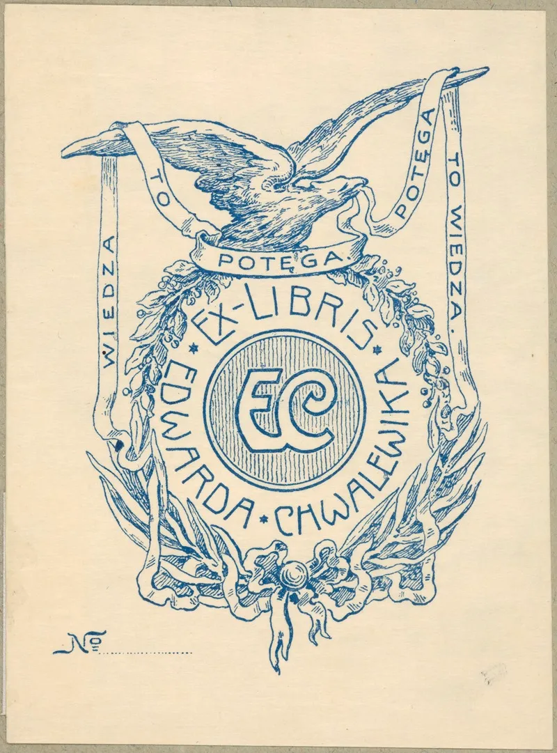 Ekslibris Edwarda Chwalewika 1873 1956 3