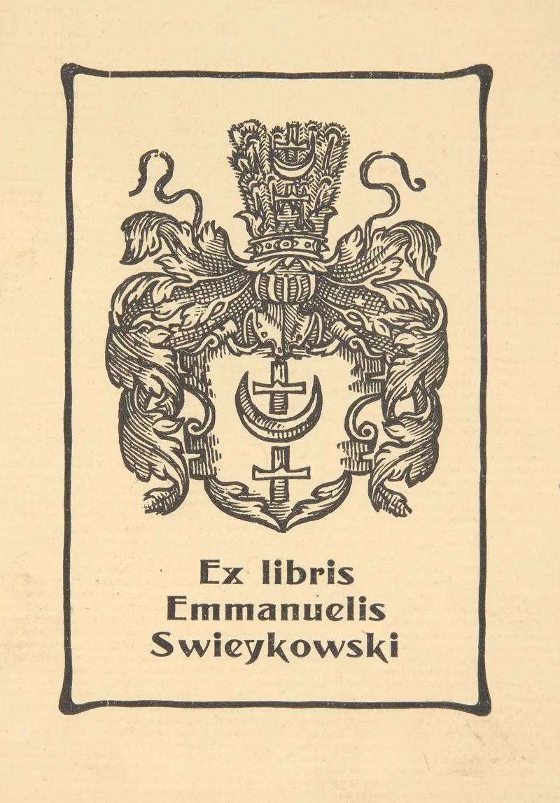Ekslibris Emmanuela Swieykowskiego 1874 1909