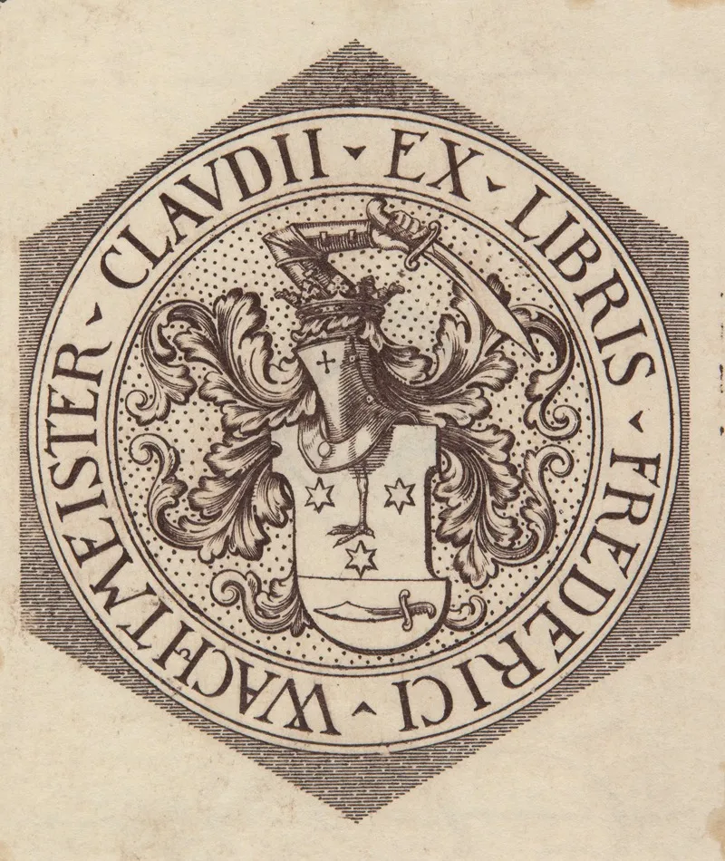 Ekslibris Frederici Wachtmeister Claudii