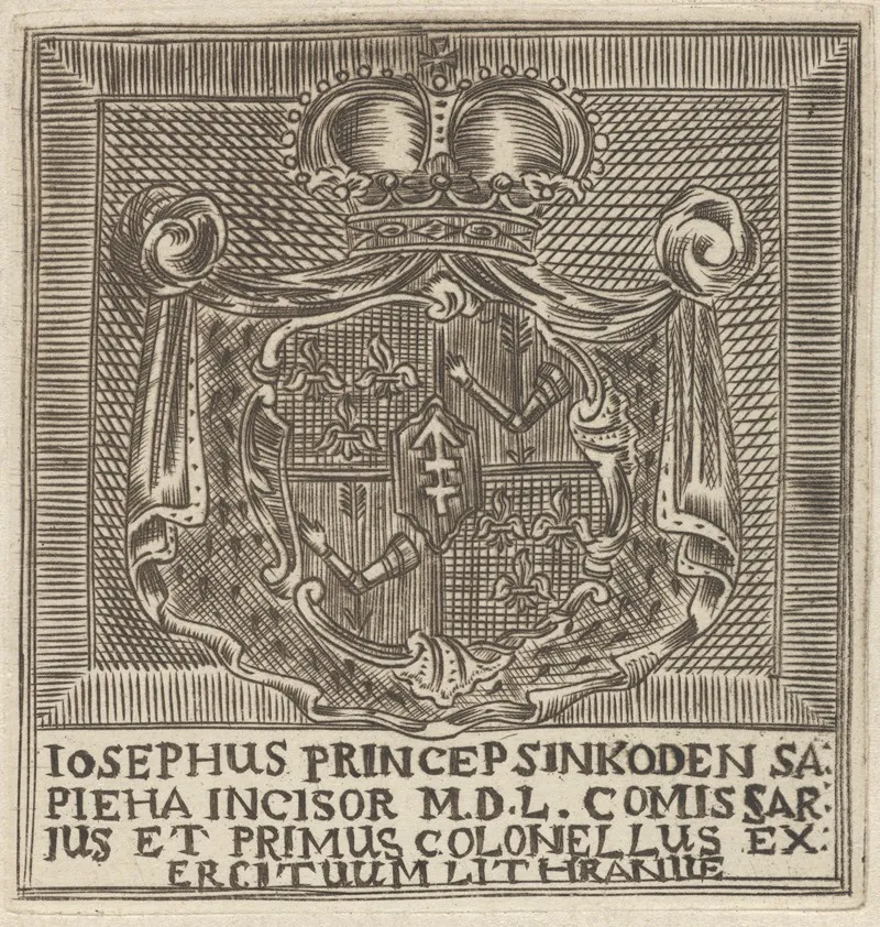 Ekslibris Jozefa Sapiehy 1737 1792