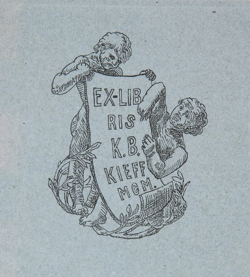 Ekslibris Karola Bolsunowskiego 1838 1925 2