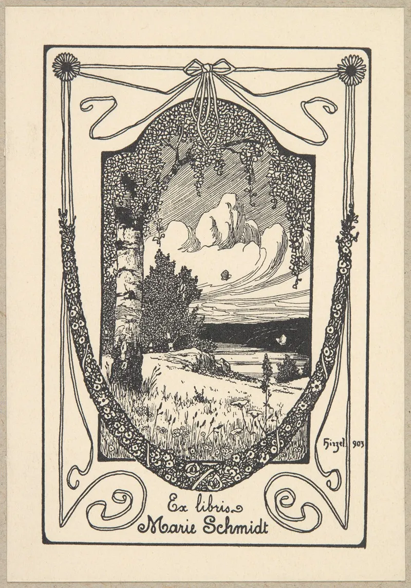 Ekslibris Marie Schmidt