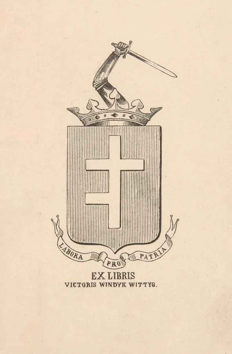 Ekslibris Wiktora Windyk Wittyga 1857 1921