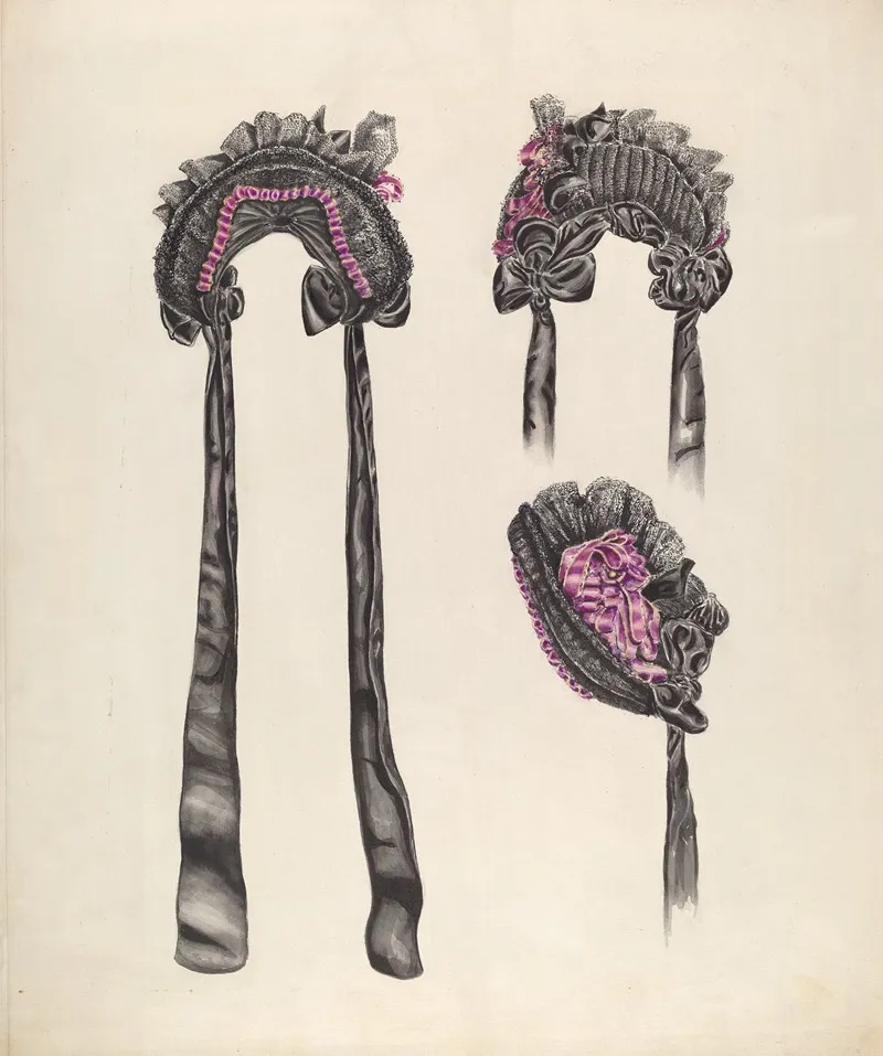 Elderly Ladys Bonnet