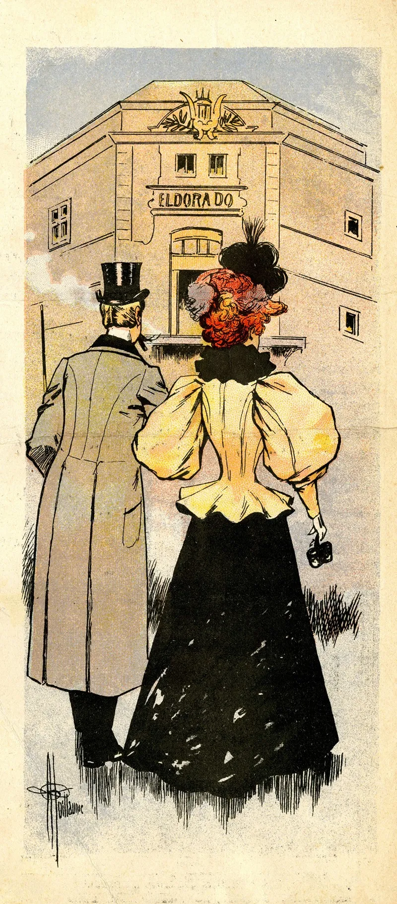 Eldorado 2 by Albert Guillaume - Canvas Print