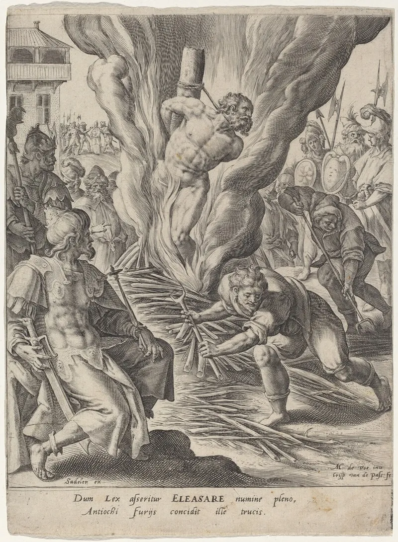 Eleazar Burned By Antiochus