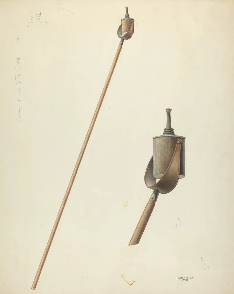 Election Torch by Ivar Julius - Canvas Print