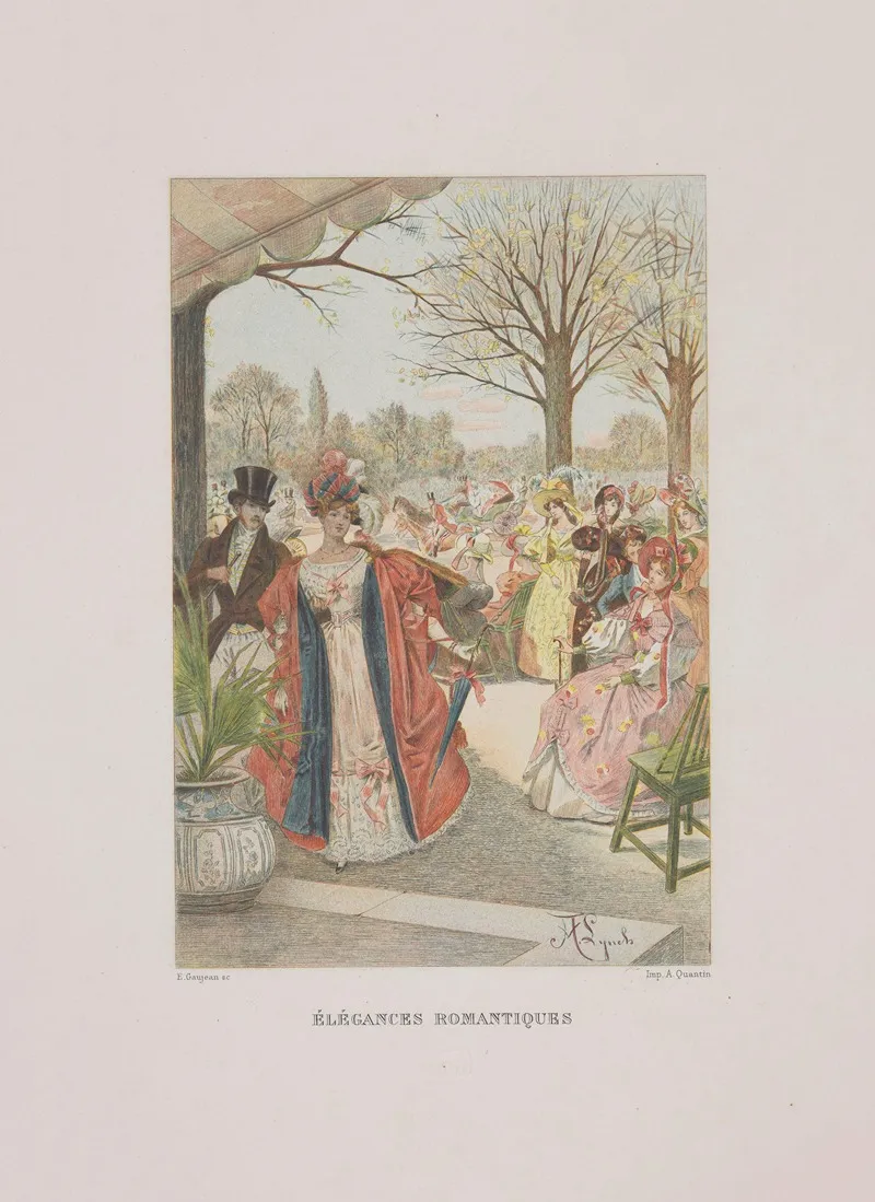 Elegances Romantiques by Albert Lynch - Canvas Print