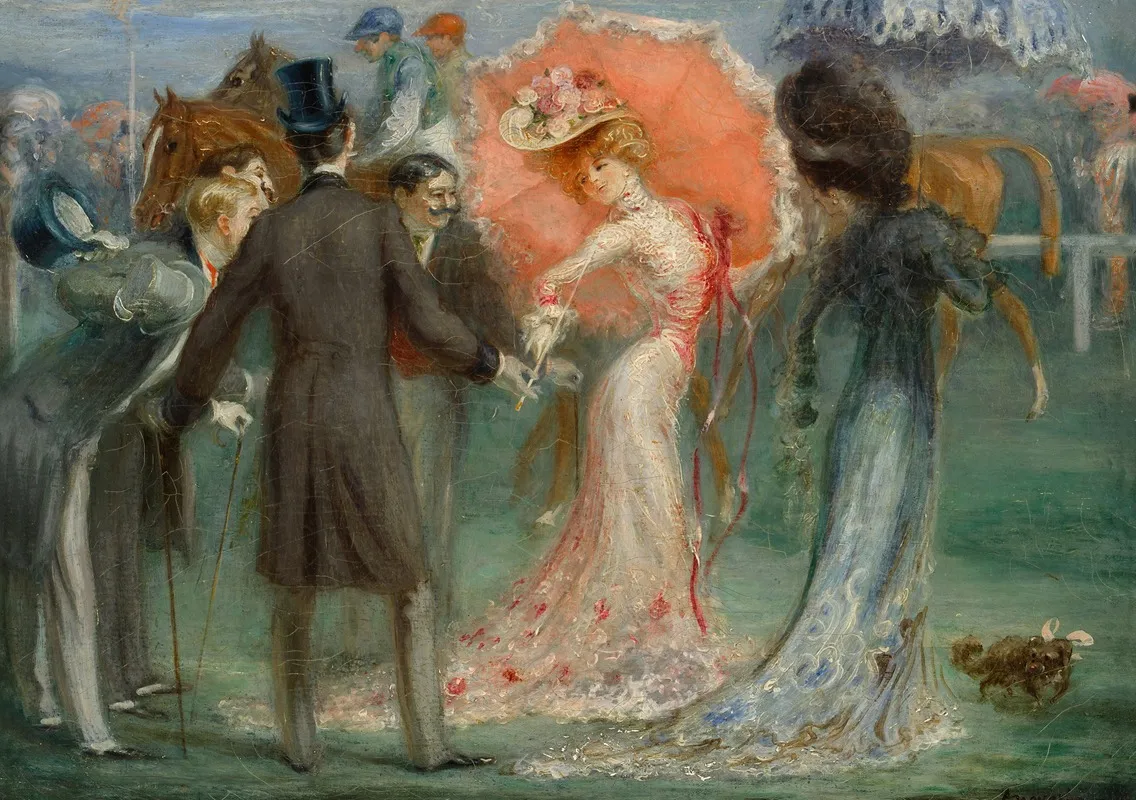 Elegantes Aux Courses