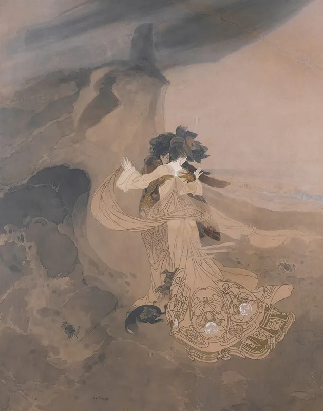 Elegantes Sur La Plage