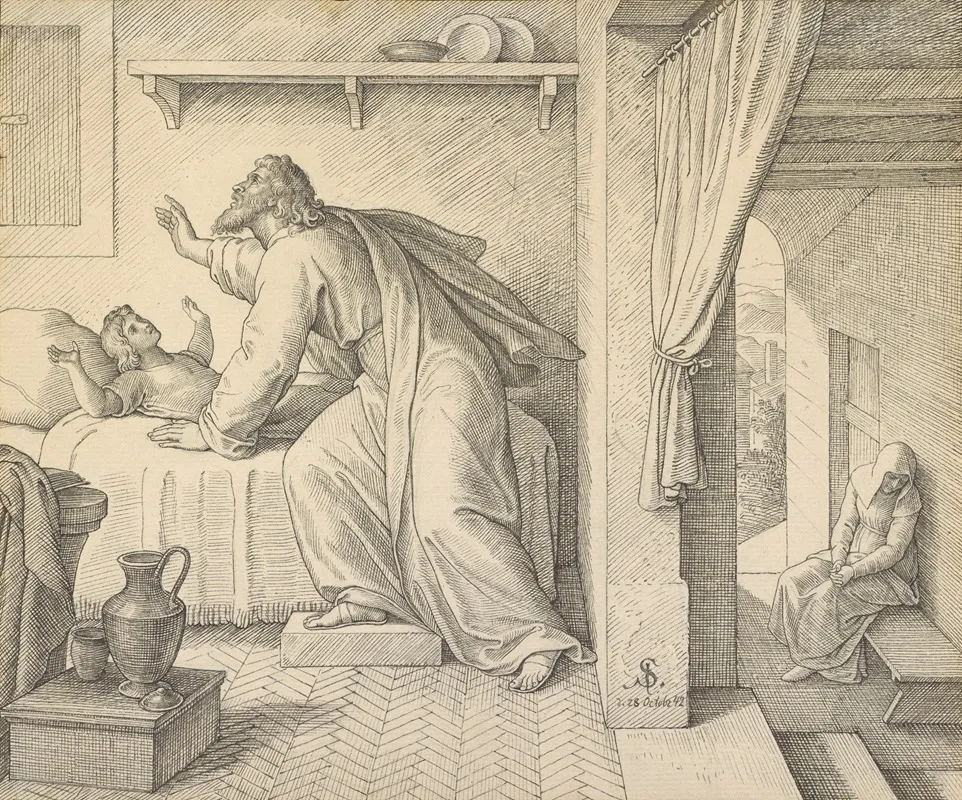 Elijah Revives The Son Of The Widow Of Zarephath